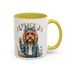 Peace Pup Hippie Mug — Select 11 oz or 15 oz