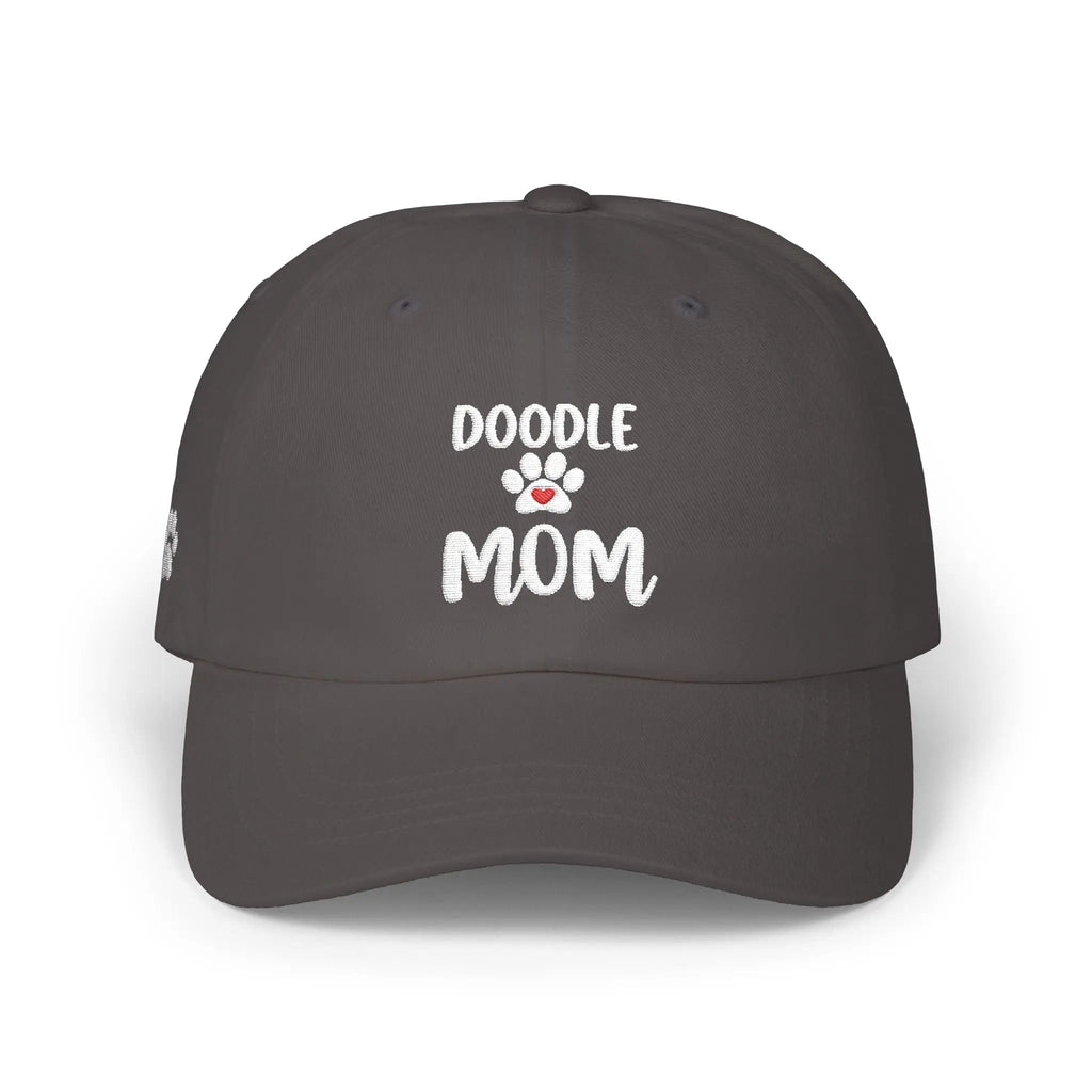 Doodle Mom Embroidered Baseball Cap Printify