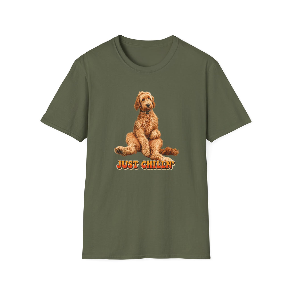 Just Chillin’ T-Shirt is perfect for doodle lovers who know that some of the best days are spent simply hanging out with their pup.