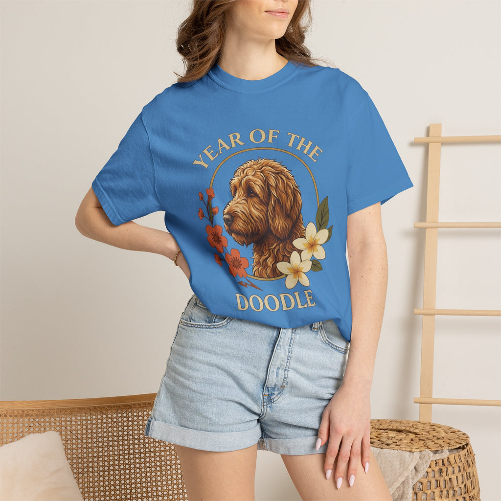 Year of the Doodle T-Shirt – Doodle Dog Mom Graphic Tee – Goldendoodle Lover Shirt