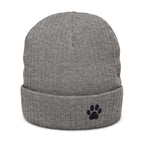 Embroidered Paw Print Hat, Dog Lover Beanie,Dog Paw Beanie, Embroidered Paw Print Hat, Dog Lover Beanie, Cute Winter Hat, Dog Mom Gift, Dog Dad Gift, Cozy Dog Lover Hat