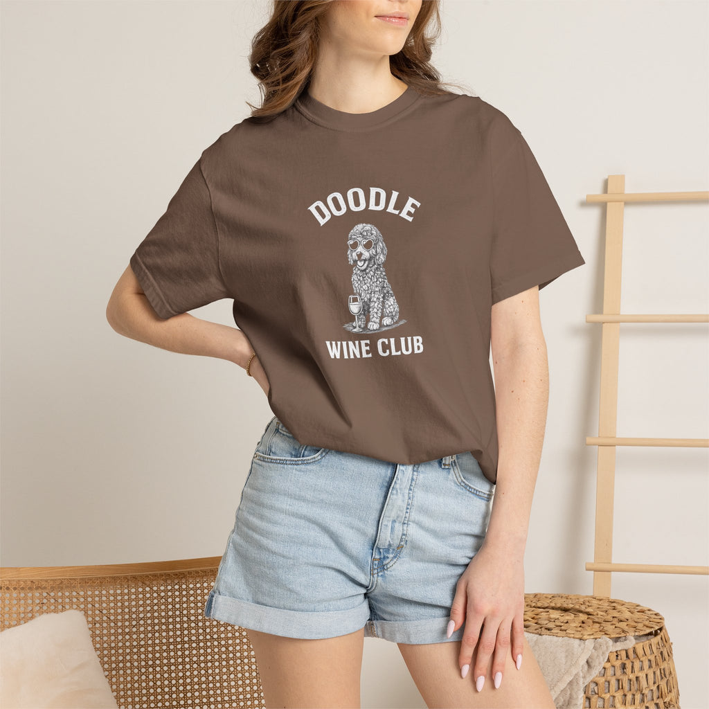 Doodle Wine Club T-Shirt - Funny Doodles & Wine