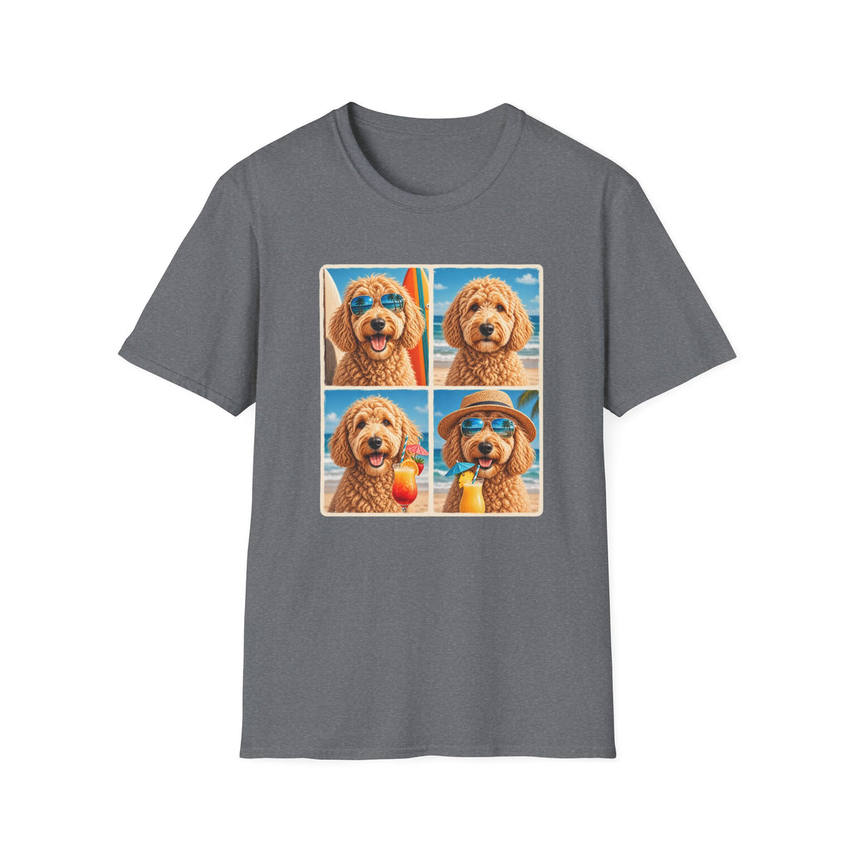 Doodle Groovin’  T-Shirt - Sunshine. Adventure. Cocktails. Doodles. Repeat.