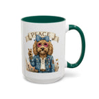 Peace Pup Hippie Mug — Select 11 oz or 15 oz