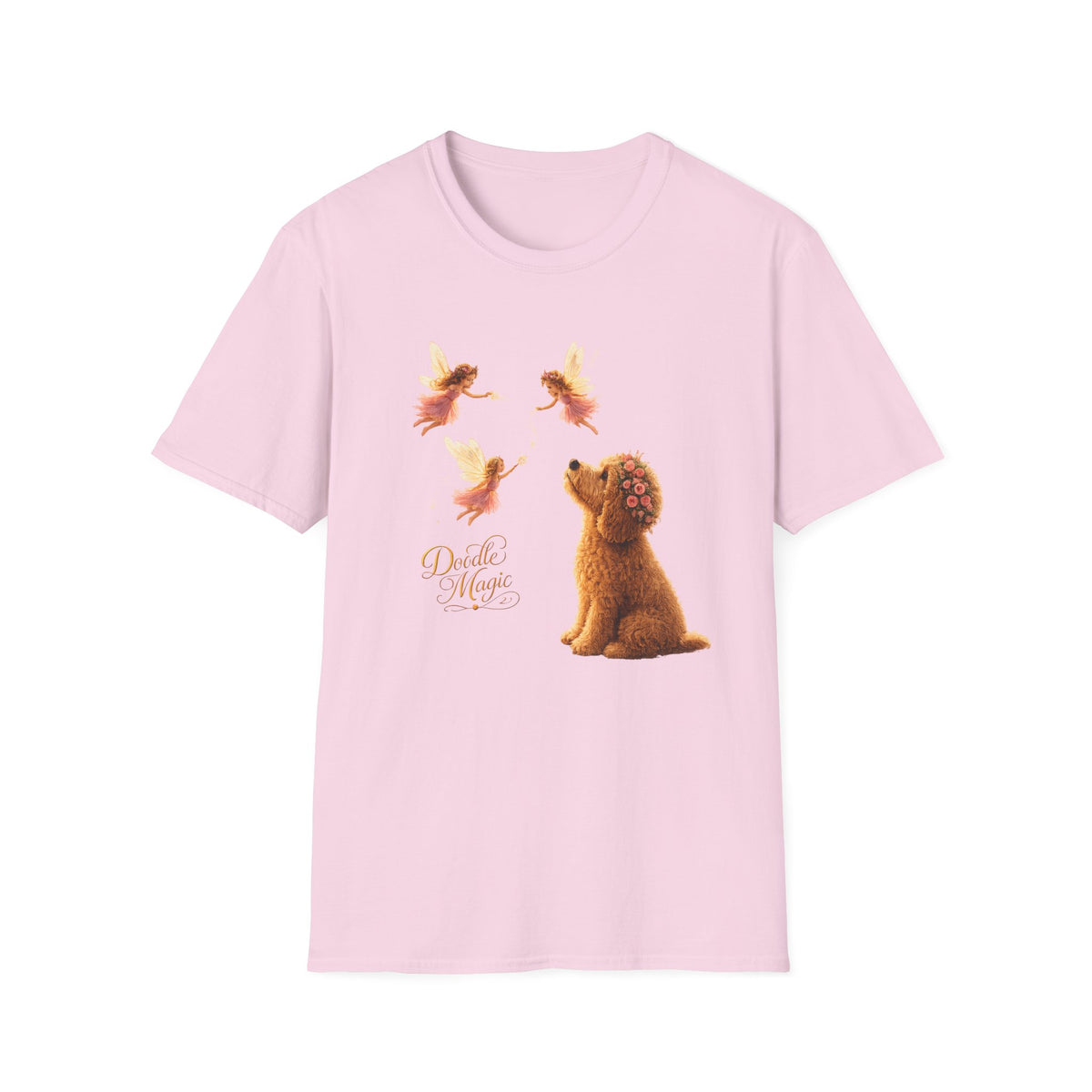 Doodle Lover Magic T-Shirt - Whimsical Fairy Dog Shirt