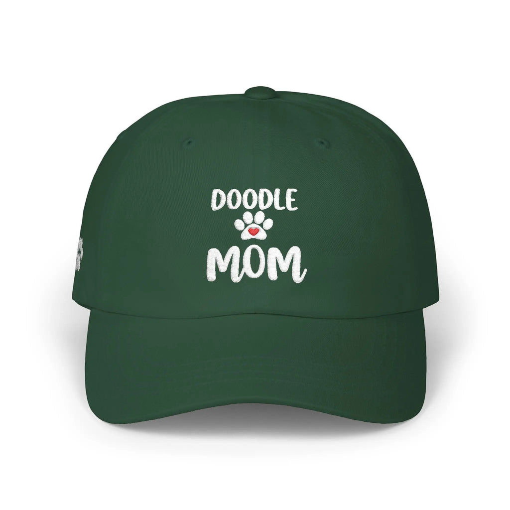Doodle Mom Embroidered Baseball Cap Printify