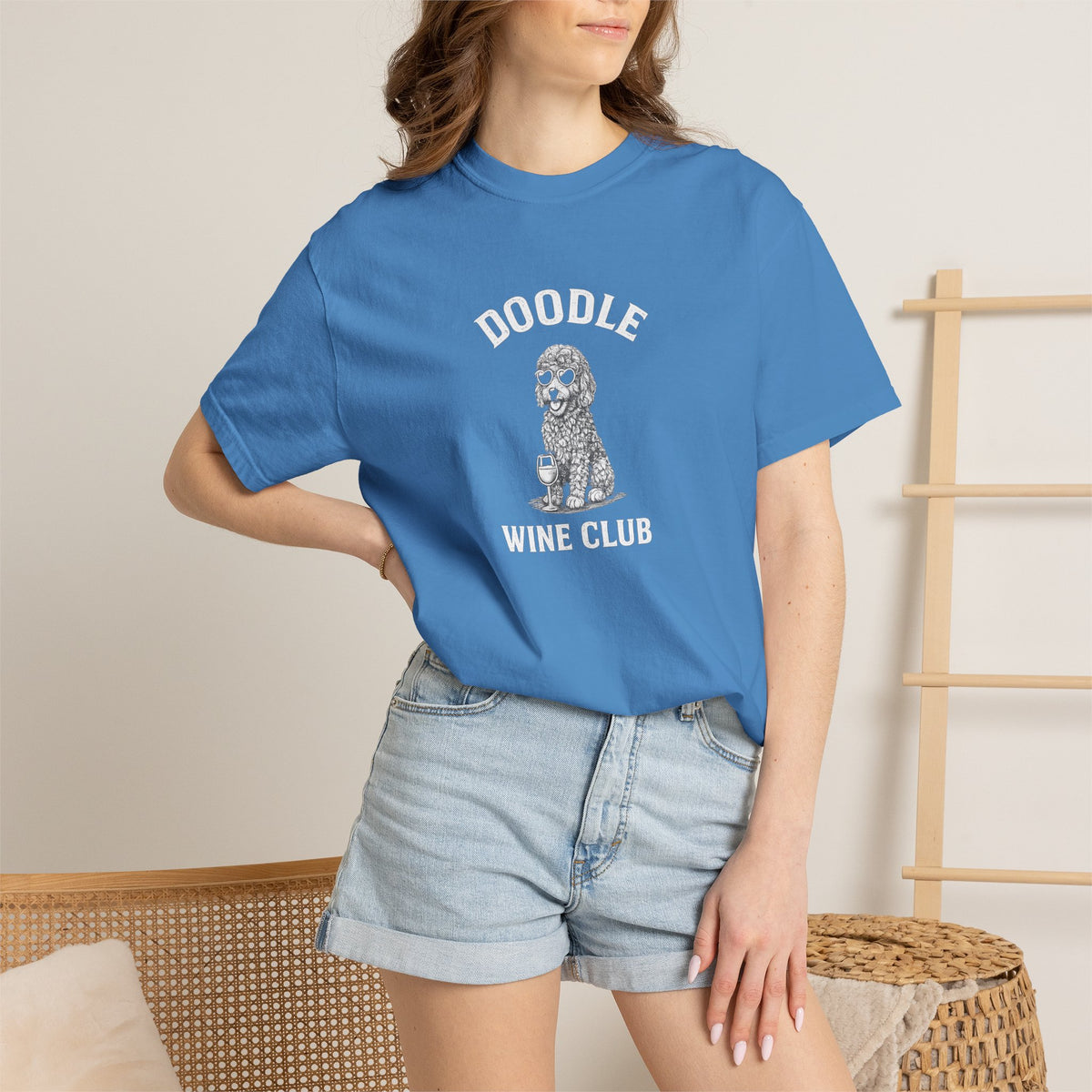 Doodle Wine Club T-Shirt - Funny Doodles & Wine