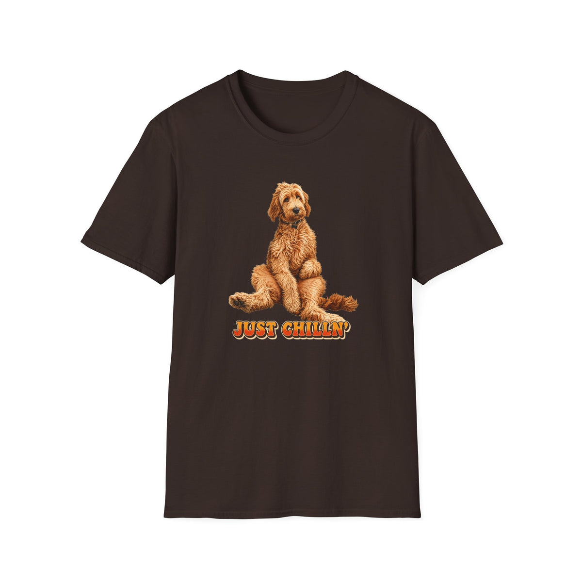 Just Chillin’ T-Shirt is perfect for doodle lovers who know that some of the best days are spent simply hanging out with their pup.