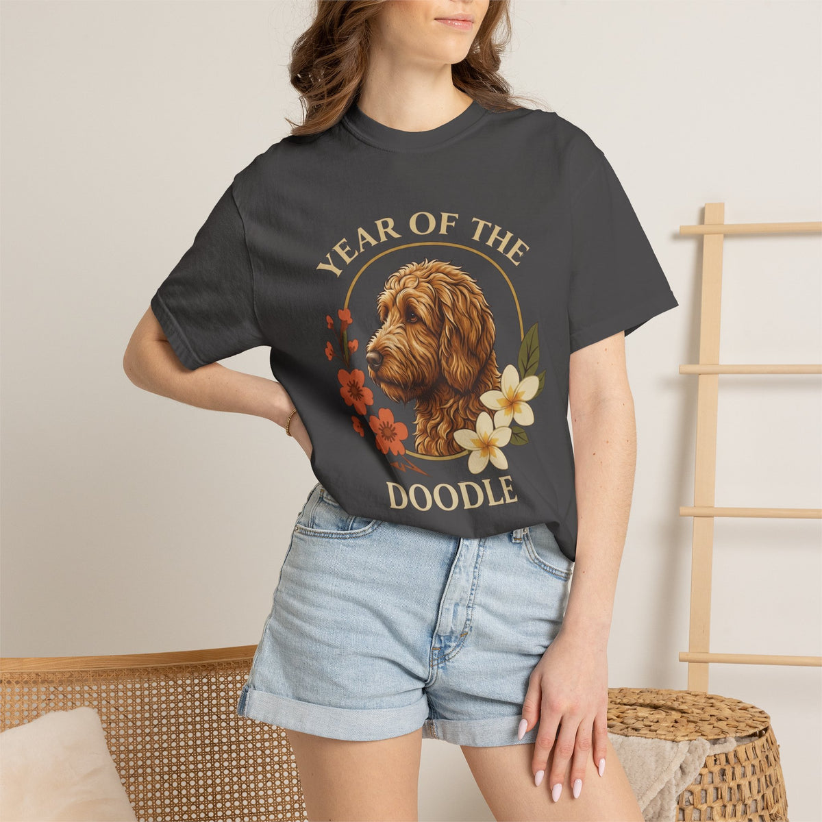 Year of the Doodle T-Shirt – Doodle Dog Mom Graphic Tee – Goldendoodle Lover Shirt