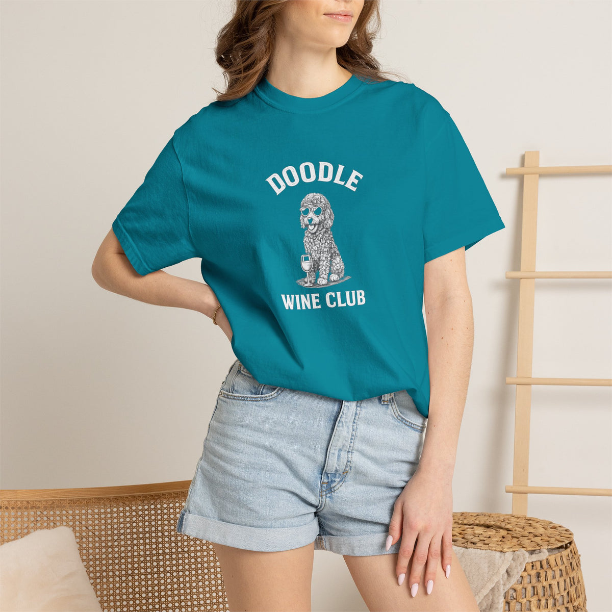 Doodle Wine Club T-Shirt - Funny Doodles & Wine