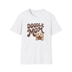 Retro Doodle Mom T-Shirt - Groovy style. Doodle love. Momma pride.