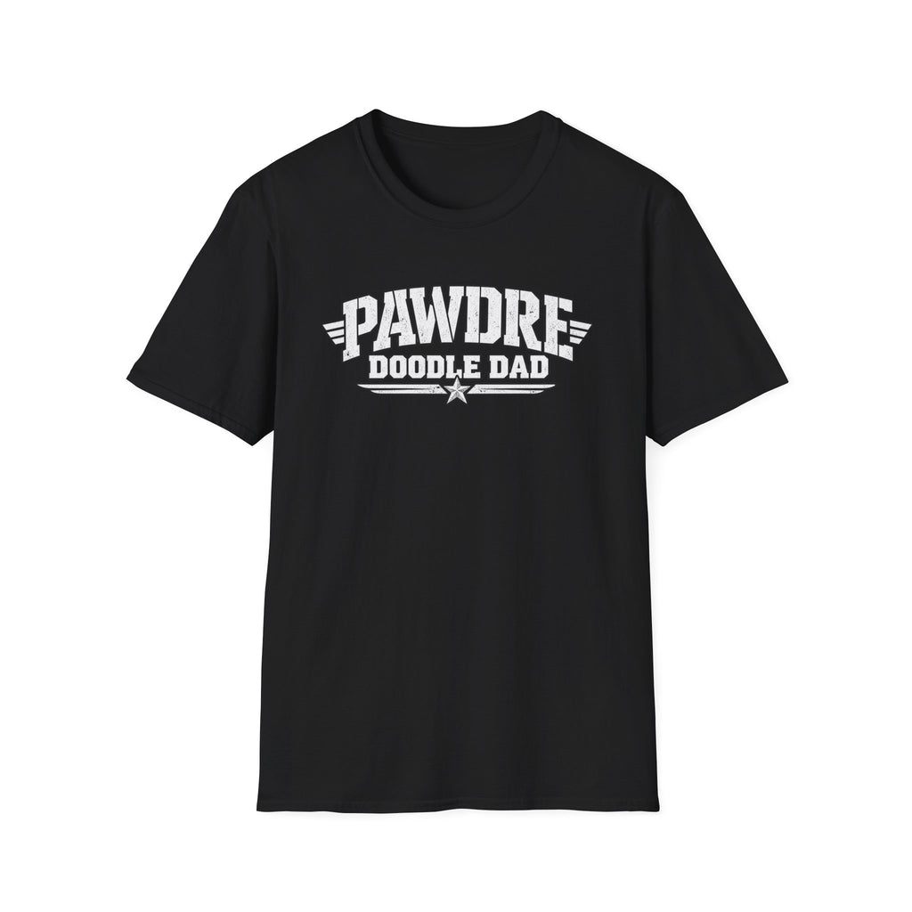 Pawdre Doodle Dad Military T - Shirt - A special bond between dad and dog.