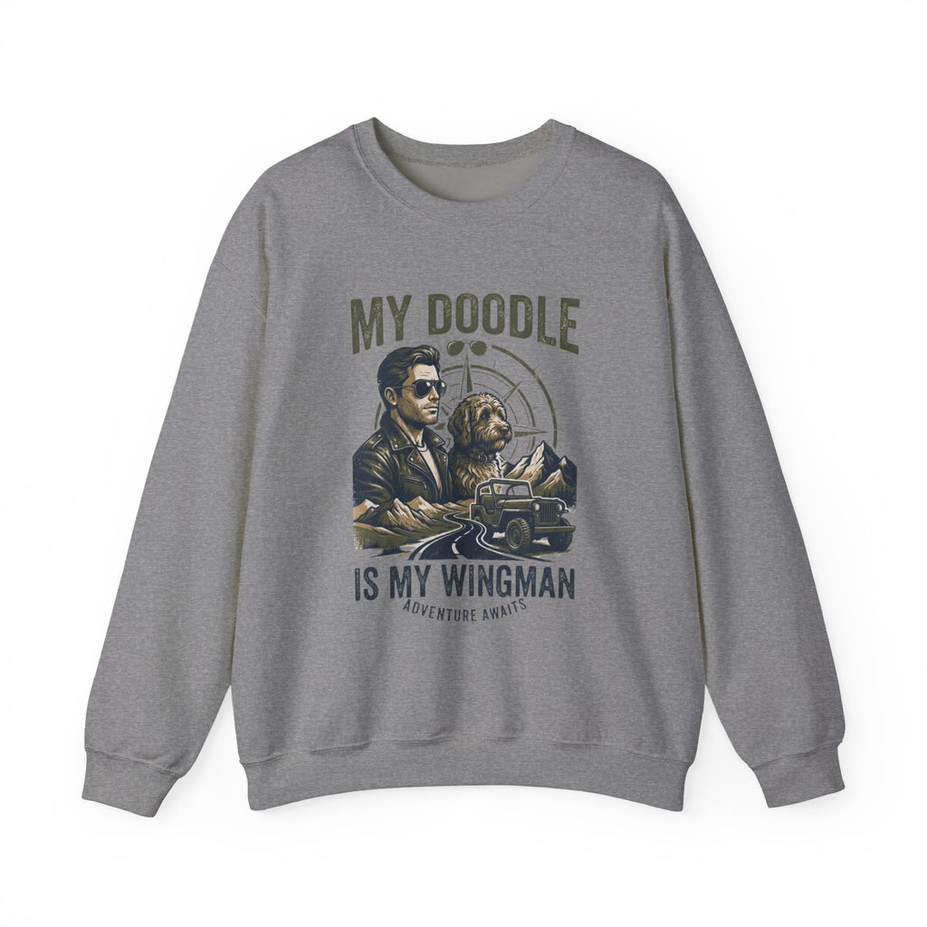 My Doodle Is My Wingman Shirt - Funny Doodle Dog Tee - Goldendoodle & Labradoodle Lover Gift