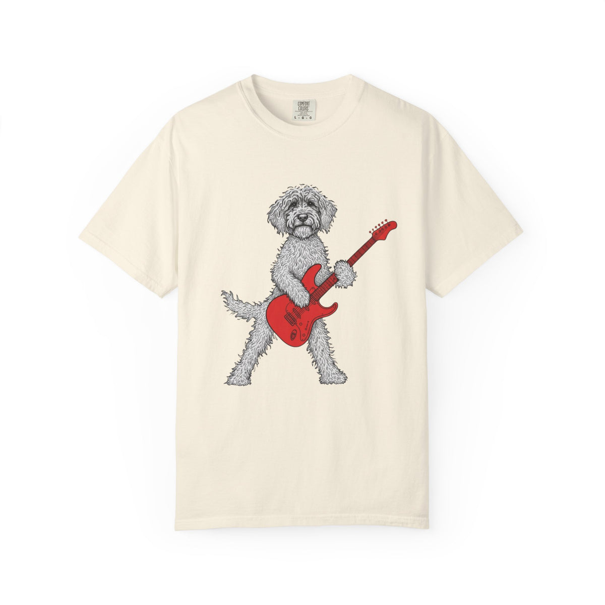 Black Doodle T-Shirt - Turn it up. Play it loud.