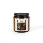 Personalized Dog Photo & Name on an Apple Cinnamon Soy Candle,  Dog Mom Gift, Pet Keepsake