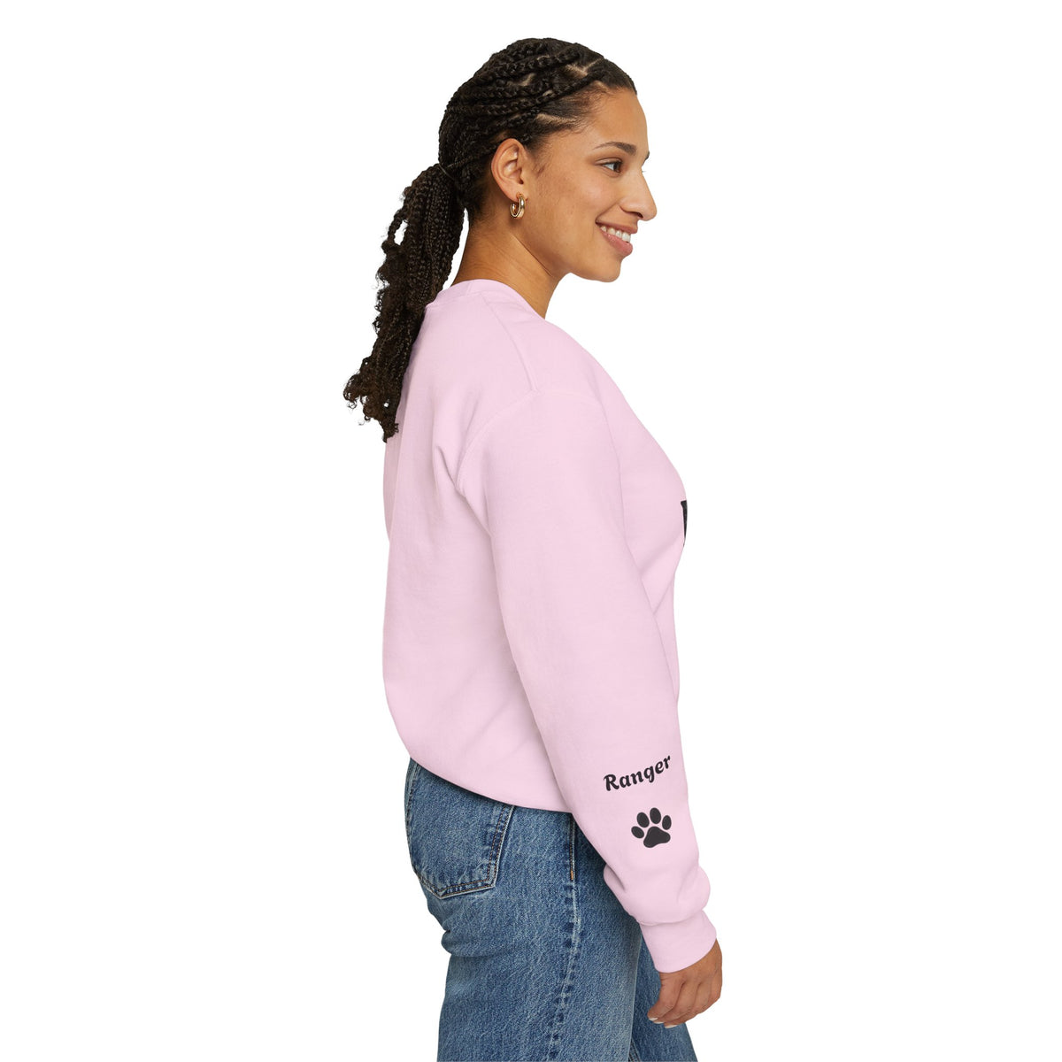 Personalized  - Walking My Doodle Can’t Go Sweatshirt - Add Your Dogs Name to the Sleeve!