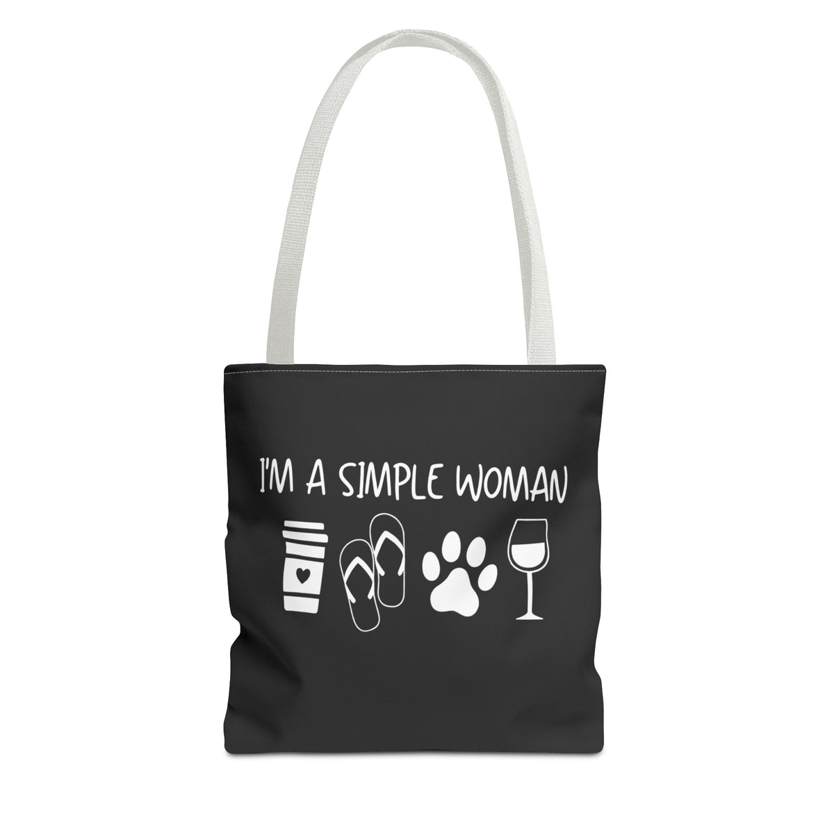 Doodle Dog Gift - I’m a Simple Woman Tote Bag  - Funny Labradoodle - Berendoodle - Sheepadoodle Tote