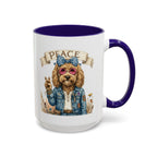 Peace Pup Hippie Mug — Select 11 oz or 15 oz