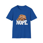 Nope Dog T-Shirt —Sometimes there’s only one appropriate response NOPE
