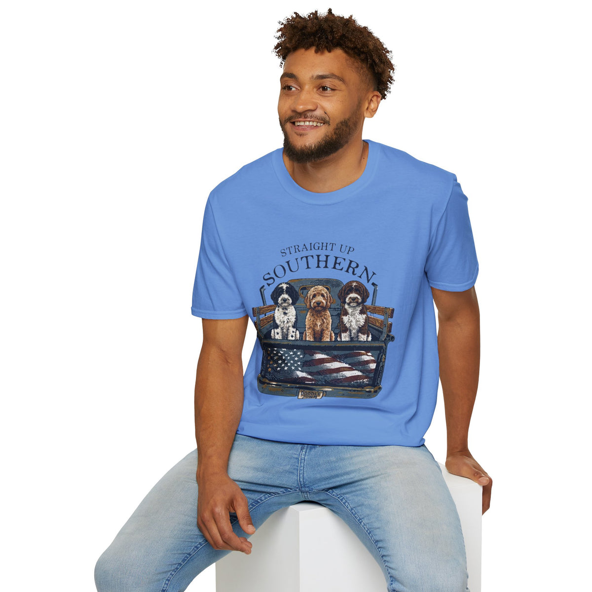 Southern Dogs T-Shirt — Where the road is open and the dogs ride along.