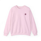 Doodle Mom - Doodles Make Everything Better Purple Heart Sweatshirt - Life’s better with paws, love, and a little retro groove.