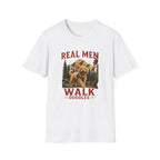 Real Men Walk Doodles T-Shirt