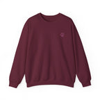 Doodle Mom - Doodles Make Everything Better Purple Heart Sweatshirt - Life’s better with paws, love, and a little retro groove.