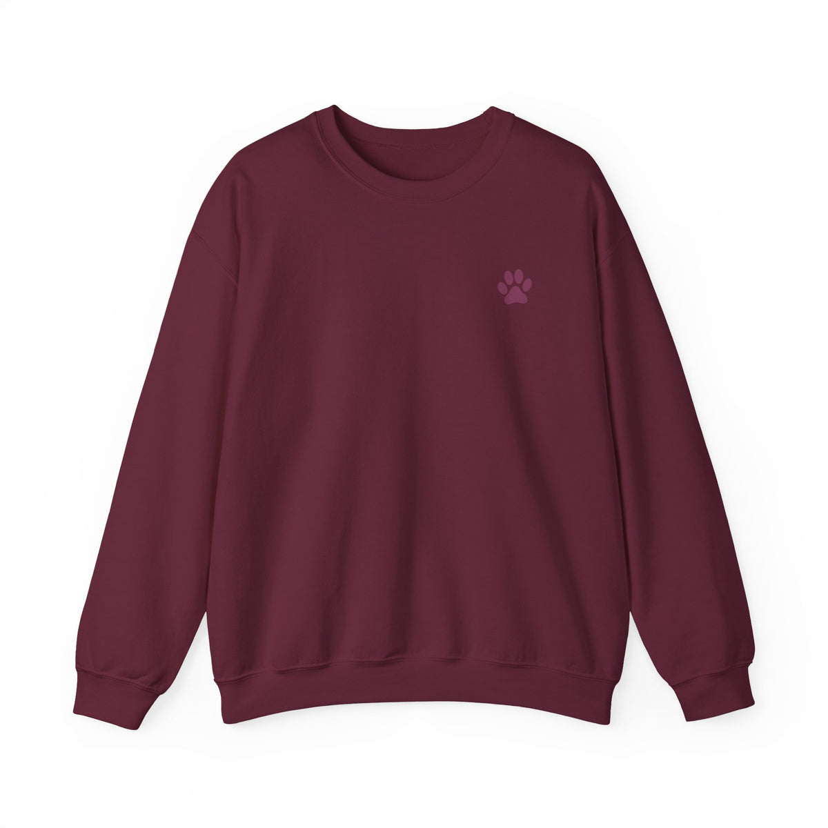 Doodle Mom - Doodles Make Everything Better Purple Heart Sweatshirt - Life’s better with paws, love, and a little retro groove.