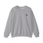Doodle Mom - Doodles Make Everything Better Purple Heart Sweatshirt - Life’s better with paws, love, and a little retro groove.