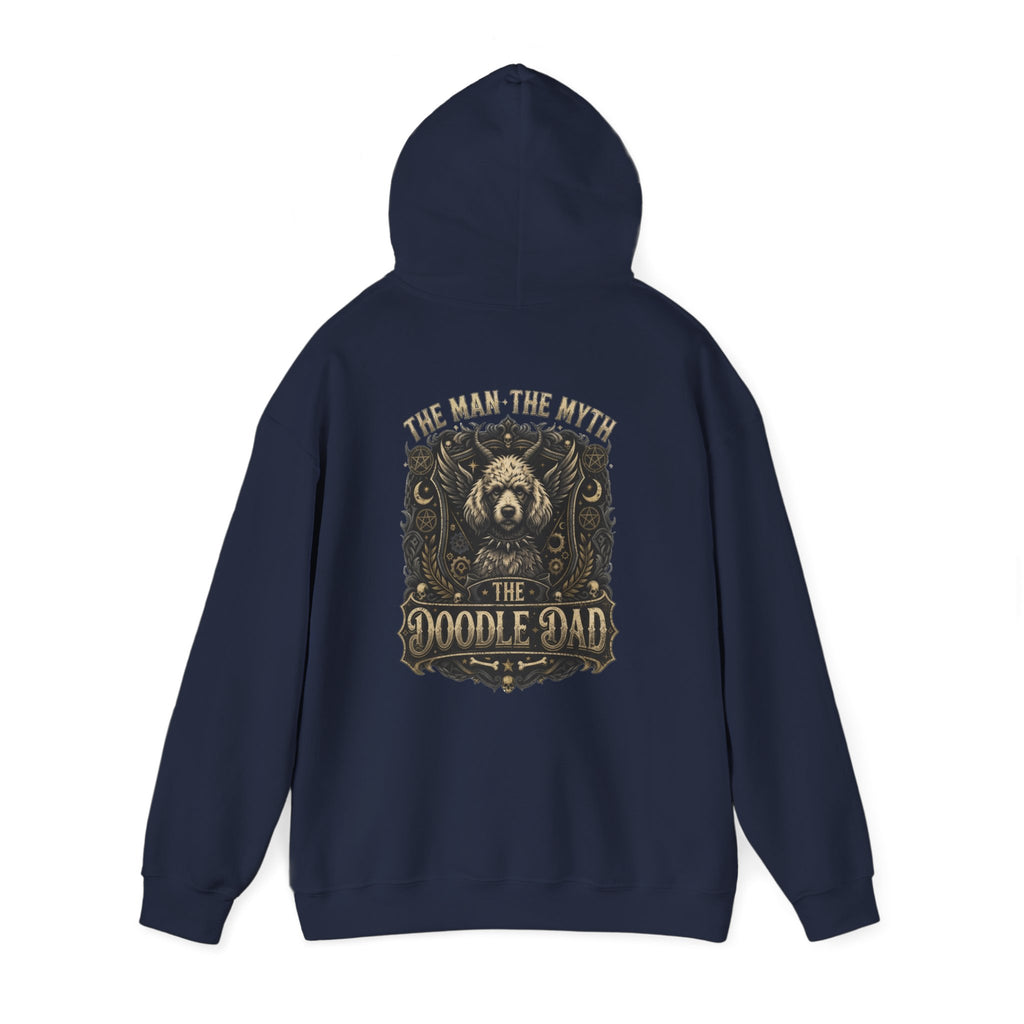 The Man The Myth The Doodle Dad - A vintage inspired retro hoodie