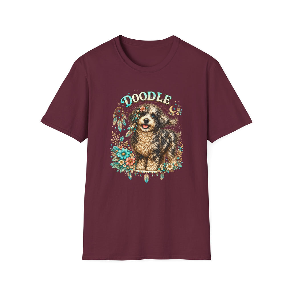Bohemian Dog Lover T-Shirt - Celebrate your love for your favorite doodle.