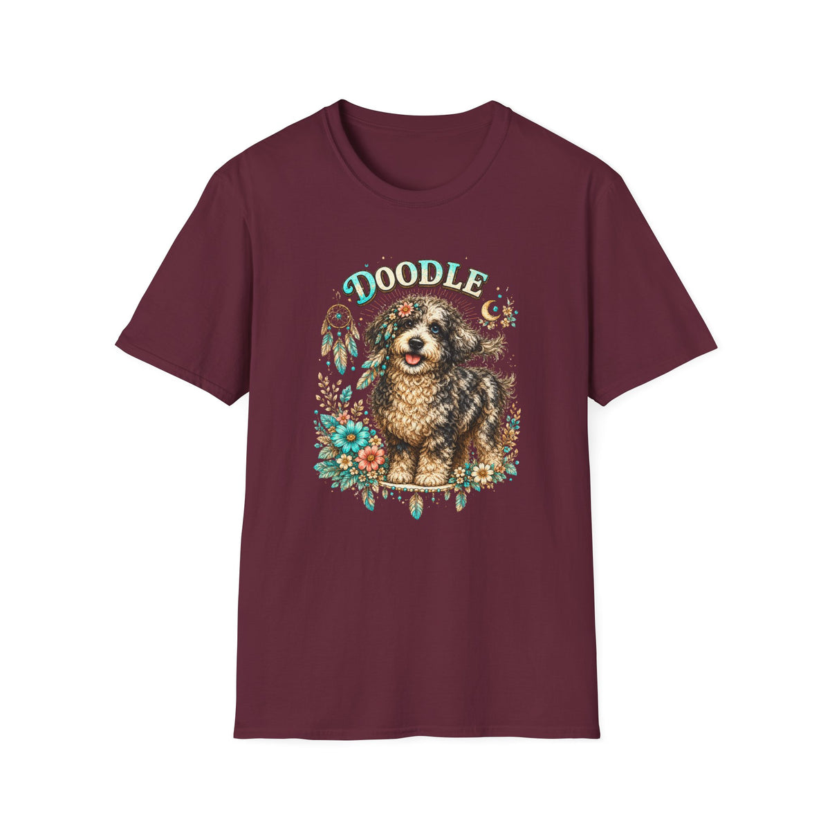 Bohemian Dog Lover T-Shirt - Celebrate your love for your favorite doodle.