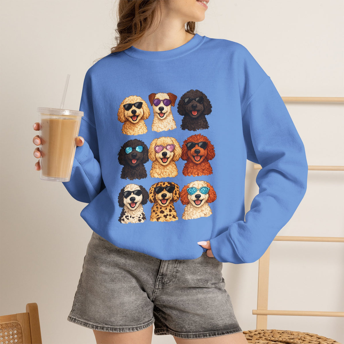 It’s All About the Doodles Sweatshirt - Nine shades-wearing fluffballs, one seriously cute sweatshirt.