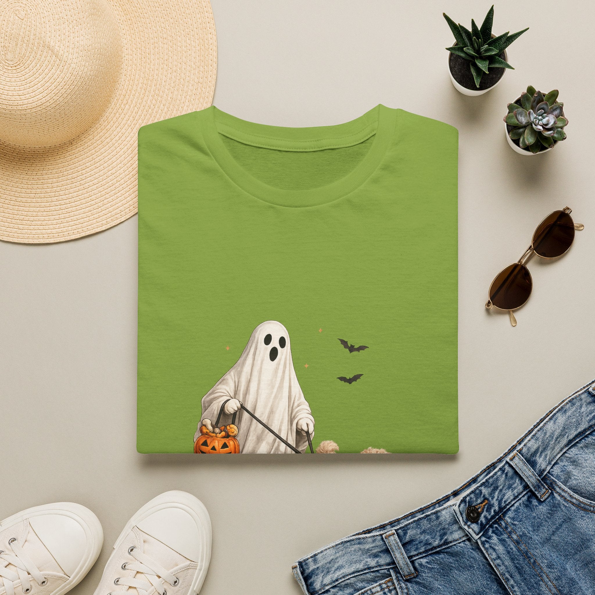 Ghost Walking His Doodle