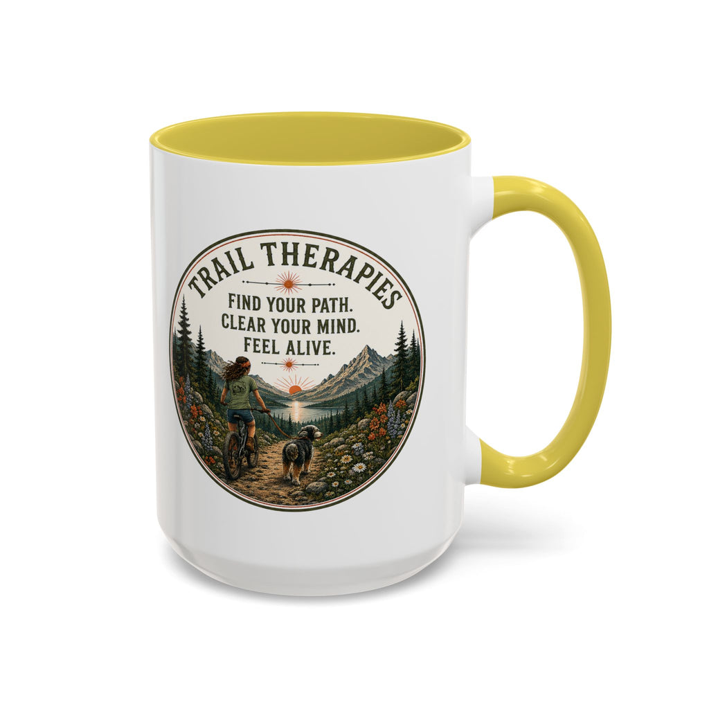 Hiking Trails Therapy Mug - Select 11 oz or 15 oz