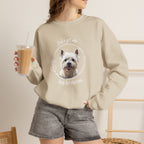 I'm Just a Girl Who Loves  Her Martian Sweatshirt - A bond between a gal and her favorite dog