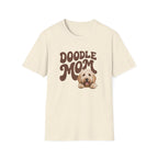 Retro Doodle Mom T-Shirt - Groovy style. Doodle love. Momma pride.