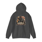 Renegade Doodle Mans Hoodie - Two wheels, four paws, and no road too far.