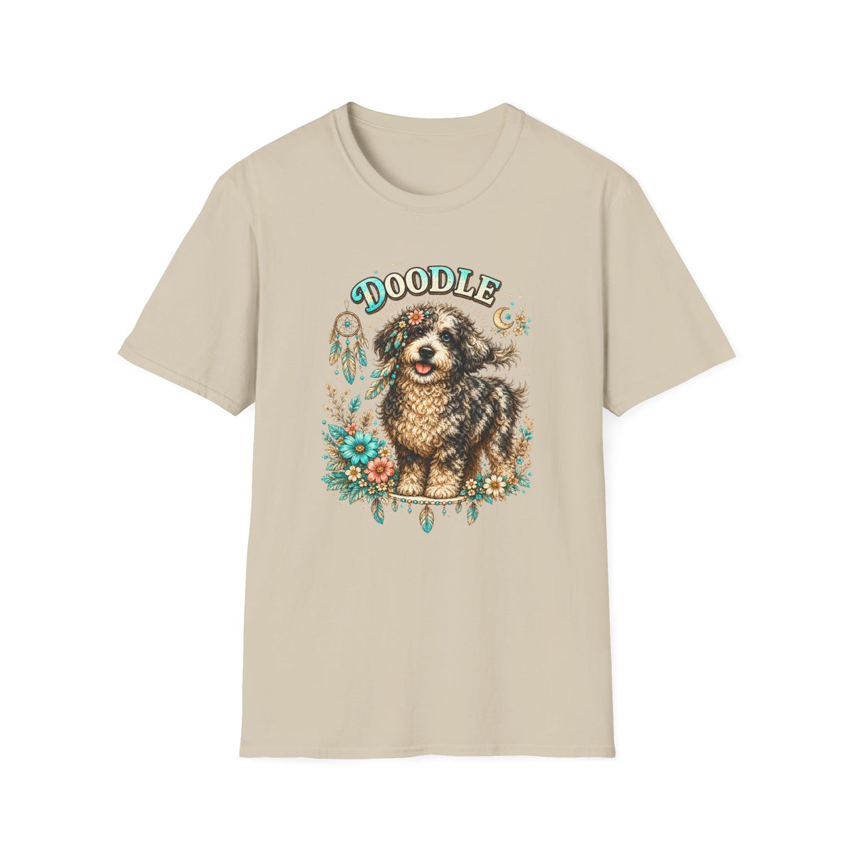 Bohemian Dog Lover T-Shirt - Celebrate your love for your favorite doodle.