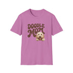 Retro Doodle Mom T-Shirt - Groovy style. Doodle love. Momma pride.