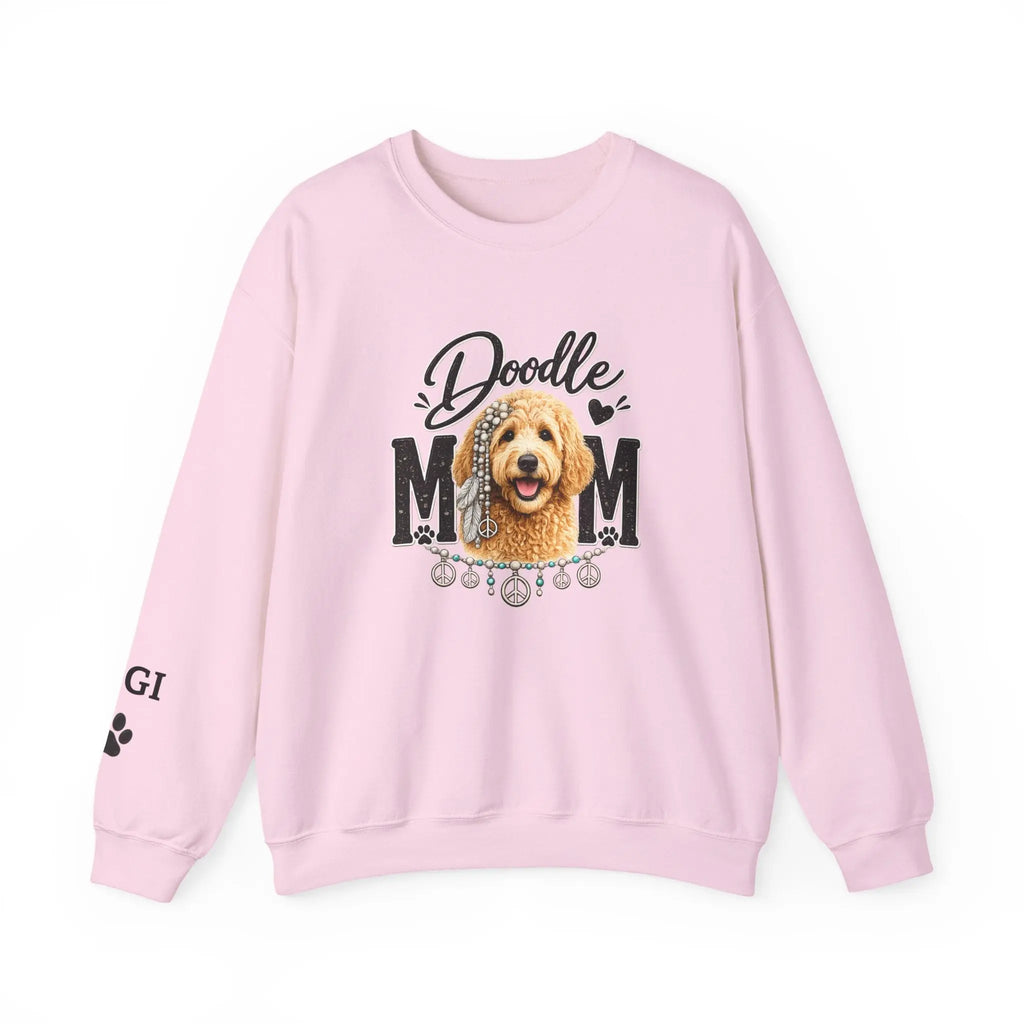 Doodle Mom Sweat Shirt, Personalized Golden Doodle Gift,  Dog Mom Tee, Custom Golden Doodle Gifts,  Doodle Dog Mom Shirt Printify