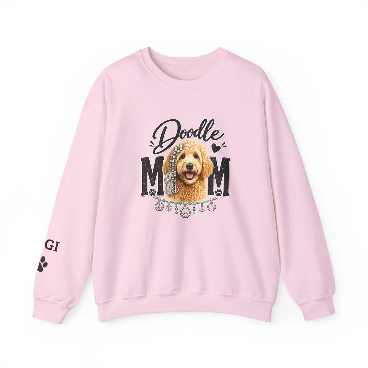 Doodle Mom Sweat Shirt, Personalized Golden Doodle Gift,  Dog Mom Tee, Custom Golden Doodle Gifts,  Doodle Dog Mom Shirt Printify