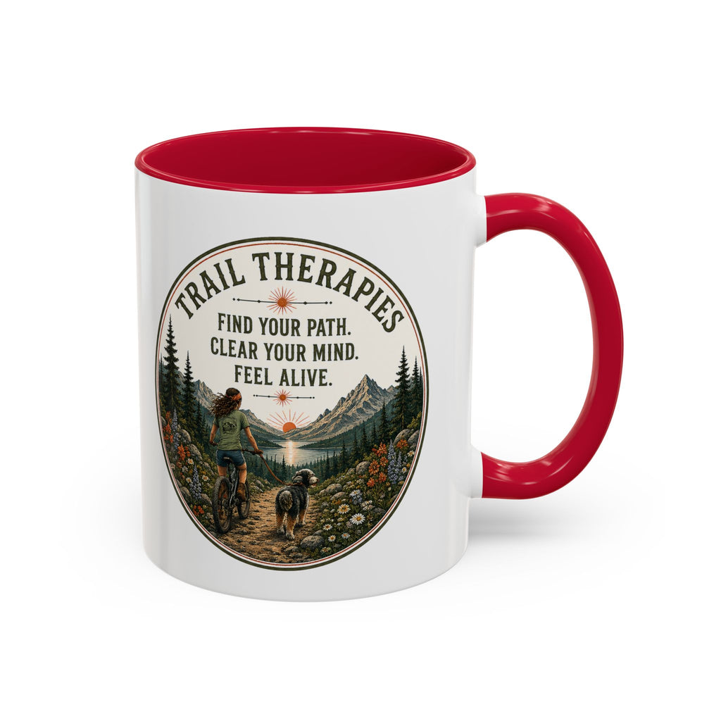 Hiking Trails Therapy Mug - Select 11 oz or 15 oz