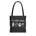 Doodle Dog Gift - I’m a Simple Woman Tote Bag  - Funny Labradoodle - Berendoodle - Sheepadoodle Tote