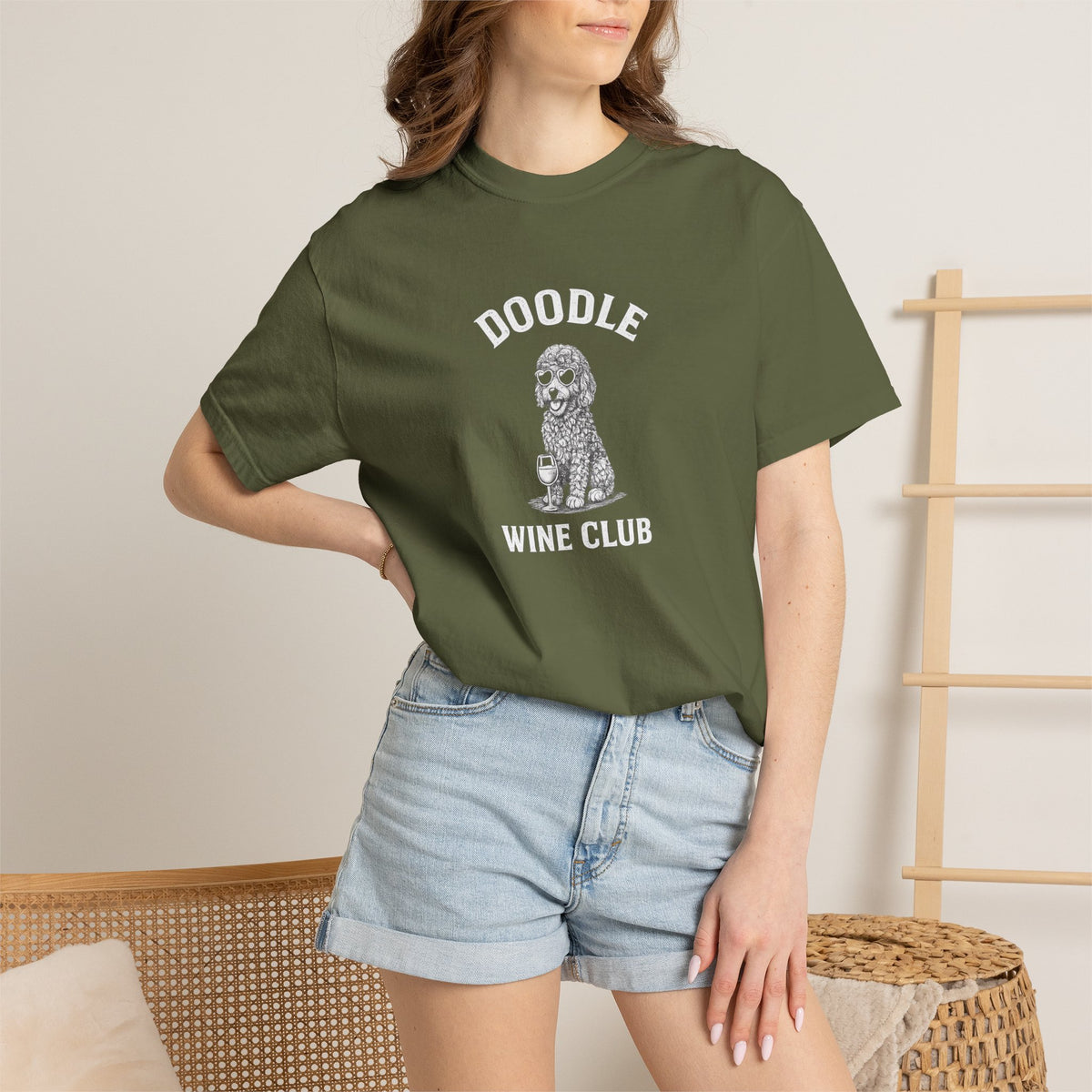 Doodle Wine Club T-Shirt - Funny Doodles & Wine