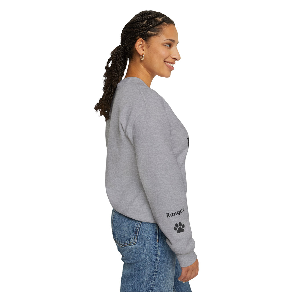 Personalized  - Walking My Doodle Can’t Go Sweatshirt - Add Your Dogs Name to the Sleeve!
