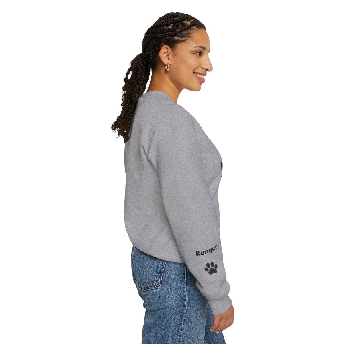 Personalized  - Walking My Doodle Can’t Go Sweatshirt - Add Your Dogs Name to the Sleeve!