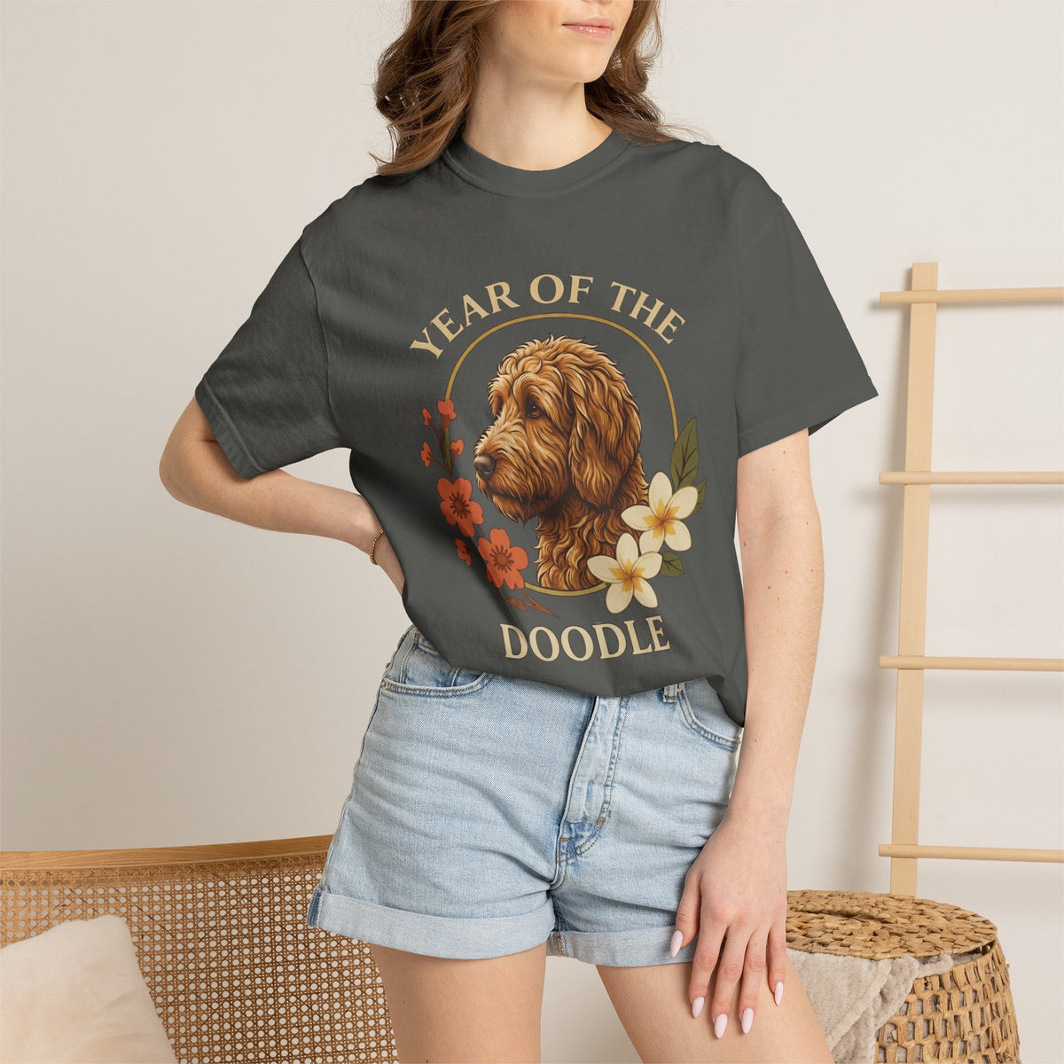 Year of the Doodle T-Shirt – Doodle Dog Mom Graphic Tee – Goldendoodle Lover Shirt