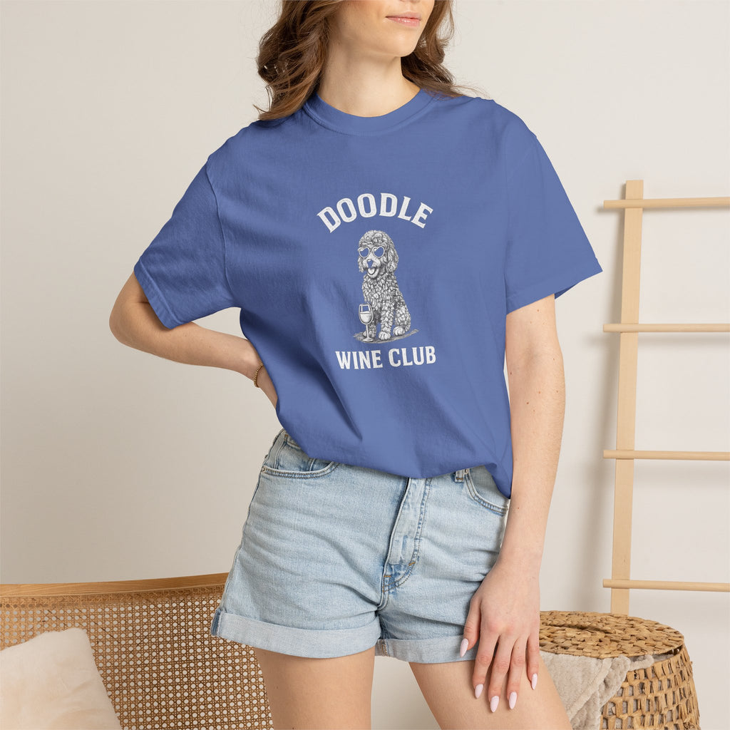 Doodle Wine Club T-Shirt - Funny Doodles & Wine