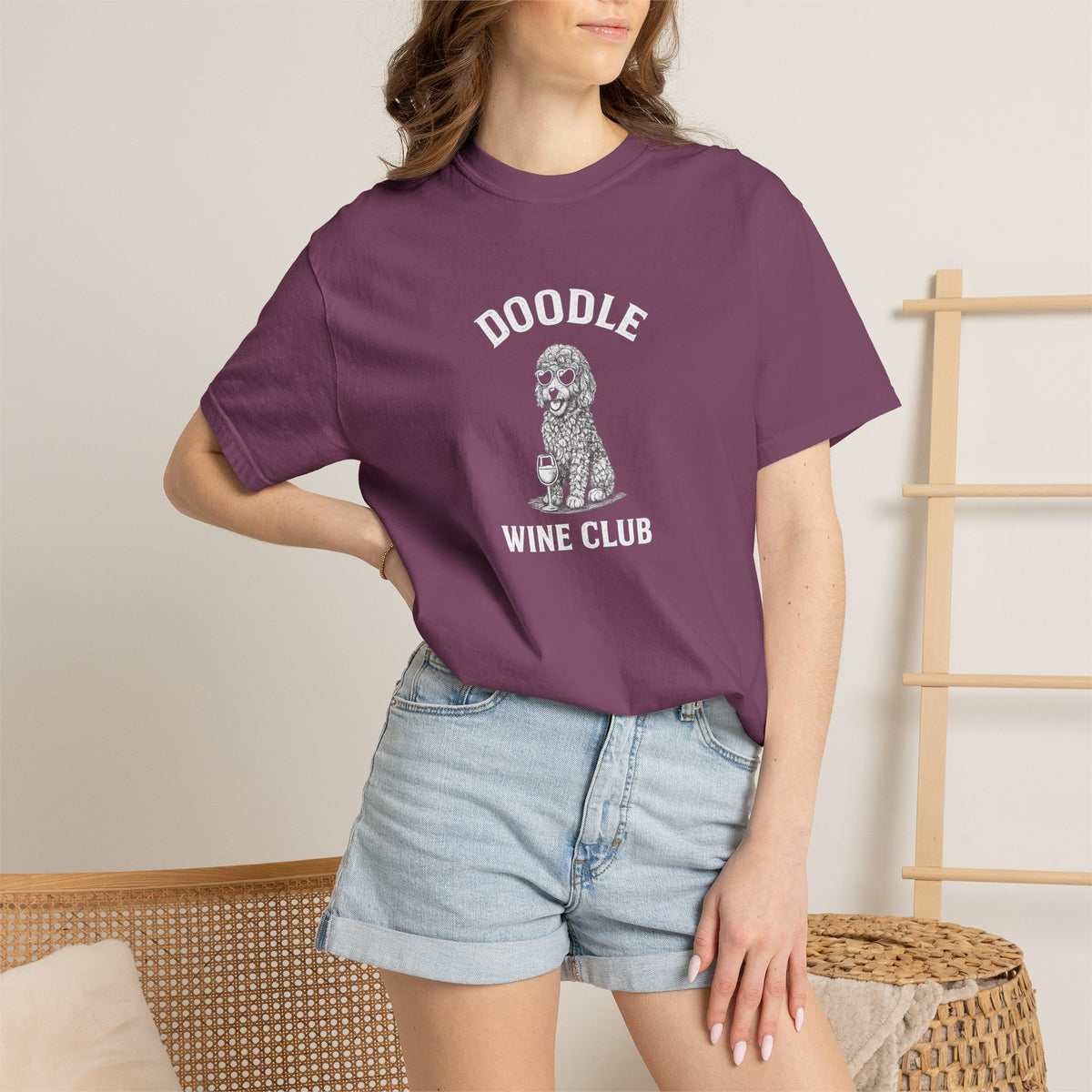 Doodle Wine Club T-Shirt - Funny Doodles & Wine